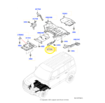 Suporte Chapao Assoalho Land Rover Defender D300 2023 24 Esq - Imagem 2