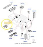 Moldura Difusor Ar Painel Land Rover Defender D300 2024 Esq - Imagem 2