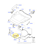 Trava Fechadura Capo Land Rover Defender D300 2023 A 24 Esq - Imagem 2