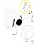 Moldura Black Piano Land Rover Defender D300 2023 Tras Dir - Imagem 2