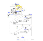 Suporte Escape Land Rover Defender D300 2023 A 2024 Original - Imagem 2