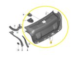 Forro Acabamento Tampa Porta Malas Bmw 320i G20 M Sport 2024 - Imagem 2
