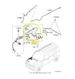Reservatorio Limpador Parabrisa Land Rover Defender D300 24 - Imagem 2