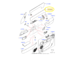 Acabamento Forro Porta Land Rover Defender D300 23 Diant Dir - Imagem 3