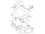 Amortecedor Capo Land Rover Defender D300 3.0 2023 2024 Oem - Imagem 2