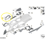 Moldura Head Up Display Painel Bmw 320 G20 m Sport 2021 2024 - Imagem 2