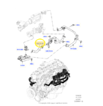 Mangueira Valvula EGR Land Rover Defender D300 3.0 2023 A 24 - Imagem 2