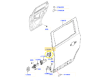 Dobradiça Sup Porta Land Rover Defender D300 2023 Tras Esq - Imagem 2