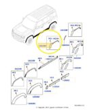 Friso Moldura Paralama Land Rover Defender D300 24 Tras Dir - Imagem 2