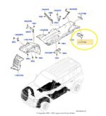 Defletor Parabarro Traseiro Land Rover Defender D300 24 Dir - Imagem 2