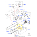Borracha Tapete Console Central Land Rover Defender D300 24 - Imagem 2