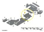 Chapao protetor Assoalho Bmw 320I G20 M Sport 2021 2024 Esq - Imagem 2