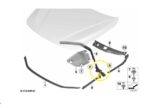 Vedaçao Borracha Capo Bmw 320i F30 2013 A 2018 Direita Oem - Imagem 2