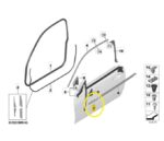 Friso Retrovisor Bmw M2 Coupe G87 2022 2023 2024 2025 Esq - Imagem 2