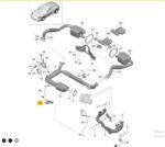 Suporte Sonda Lambda Catalisador Porsche 718 Cayman S 18  23 - Imagem 2