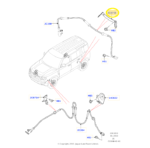 Suporte Cabo Sensor Abs Land Rover Defender D300 3.0 24 Tras - Imagem 3
