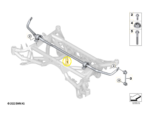 Barra Estabilizadora Bmw M2 Competition G87 2022 A 2025 Tras - Imagem 3
