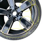 Roda Aro 20 Tala 10,5 Porsche 718 Cayman S 18 19 a 2023 Tras - Imagem 3