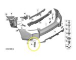 Moldura Acabamento Parachoque Bmw M2 Coupe G87 2022 2025 Esq - Imagem 2