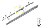 Suporte Guia Spoiler Lateral Bmw 320i F30 2013 2018 Direito - Imagem 2