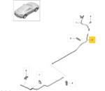 Tubo Mangueira Vacuo Freio Porsche 718 Cayman S 2018 a 2023 - Imagem 2
