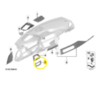 Moldura Acabamento Comando Farol Bmw 320i F30 2013 a 2018 - Imagem 2