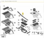 Acabamento Console Central  Bmw 320i F30 2013 a 18 Esquerdo - Imagem 2