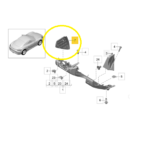 Acabamento Tampa Painel Porsche 718 Cayman S 2018 2023 Esq - Imagem 2