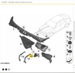 Acabamento Dreno Limpador Parabrisa Bmw 320i F30 13 a 18 Esq - Imagem 2