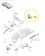Difusor Ar Painel Porsche 718 Cayman S 2018 a 2023 Cent Dir - Imagem 2