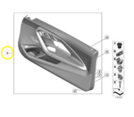 Forro Porta Bmw M2 Coupe G87 2022 2023 2024 2025 Direita Oem - Imagem 2