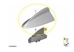 Capa Moldura Antena Teto Tubarao Bmw 320i F30 2013 a 2018 - Imagem 2