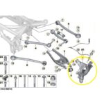 Montante Manga Eixo Bmw M2 Competition G87 2022 25 Tras Esq - Imagem 3