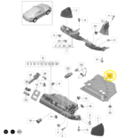 Isopor Isolamento Console Central Porsche 718 Cayman 22 Dir - Imagem 2