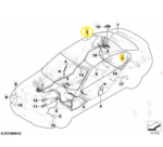 Chicote Cabo Positivo Bateria Bmw 320i F30 2013 a 2018 Oem - Imagem 2