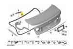 Borracha Tampa Porta Malas Bmw 320i F30 N20 2013 a 2018 Oem - Imagem 2