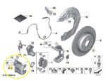 Pinça Freio Bmw M2 Competition G87 2022 2023 a 2025 Tras Dir - Imagem 3
