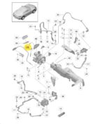 Sensor Temperatura Escape Porsche 718 Cayman S 2018 a 2023 - Imagem 2