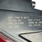 Lanterna Carroceria Audi Rs E Tron Gt 2022 23 2024 Direita - Imagem 5