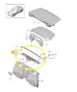 Forro Acabamento Tampa Porta Malas Porsche 718 Cayman S 2023 - Imagem 2