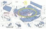 Carpet Assoalho Ferrari 458 Spider 2010 11 a 2014 Tunel Oem - Imagem 2