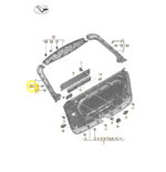 Friso Moldura Vidro Vigia Porta Mala Audi Q8 3.0 2020 22 Esq - Imagem 2