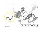 Cabo Fechadura Porta Bmw 320i F30 N20 2013 a 2018 Traseira - Imagem 2