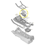 Porta Copos Console Central Audi Q8 3.0 2020 2021 2022 Oem - Imagem 2