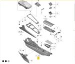 Acabamento Console Central Porsche 718 Cayman S 18 a 23 Dir - Imagem 2
