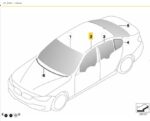 Vidro Porta Bmw 320i F30 2.0 2013 a 2018 Dianteira Esquerda - Imagem 2