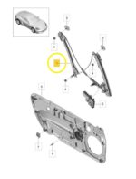 Motor Maquina Vidro Porsche 718 Cayman S 2018 2023 Esquerdo - Imagem 2