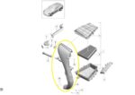 Duto Ar Admissao Filtro Porsche 718 Cayman S 2018 a 2023 Oem - Imagem 2
