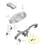 Suporte Central Painel Tabelier Porsche 718 Cayman 2018 a 23 - Imagem 2
