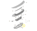 Mecanismo Elevaçao Aerofolio Porsche 911 992 2019 a 2024 Oem - Imagem 2
